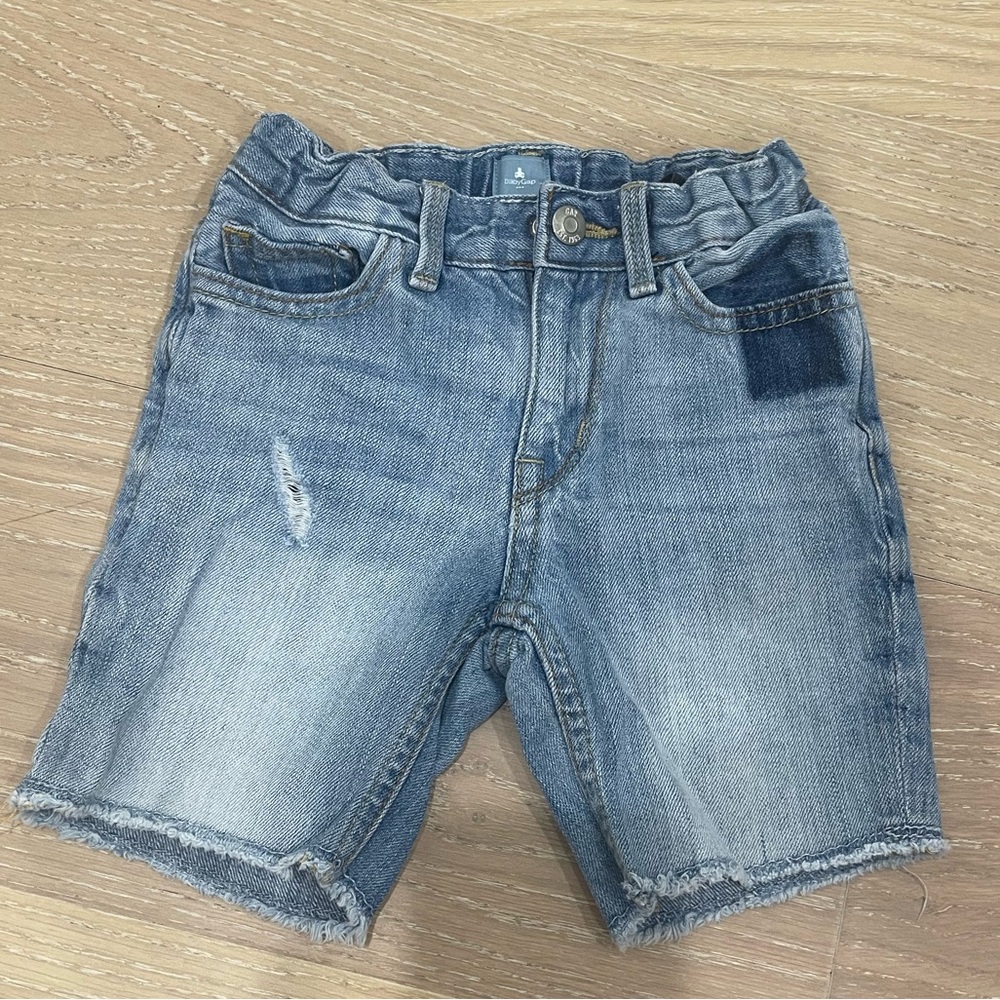 Baby Gap boys distressed jean shorts